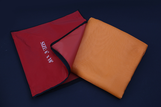 Hoyos del fuego de Mats Fireproof Fiberglass Cloth For del aislamiento térmico, cubiertas, hierba, hormigón