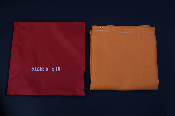 Hoyos del fuego de Mats Fireproof Fiberglass Cloth For del aislamiento térmico, cubiertas, hierba, hormigón