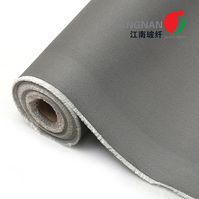 paño de vidrio reforzado inoxidable de fibra de CoatedFiberglass del poliuretano del alambre de acero 650 de 0.65m m para la cortina incombustible