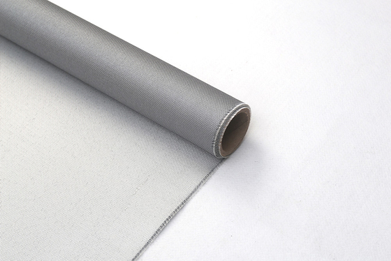 Alambre de acero inoxidable M850 1-Side 120gsm Grey Silicone Coating That Used para la chaqueta de Removale y la cortina de humo