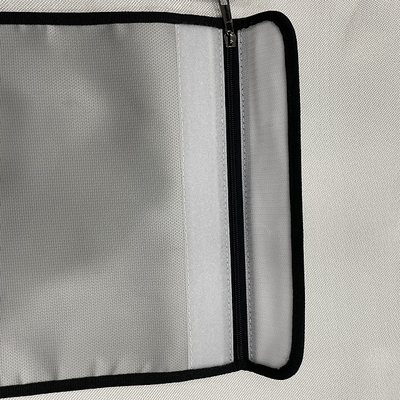 bolsa resistente al fuego grande de los objetos de valor de la prenda impermeable del bolso del documento 11x15inch