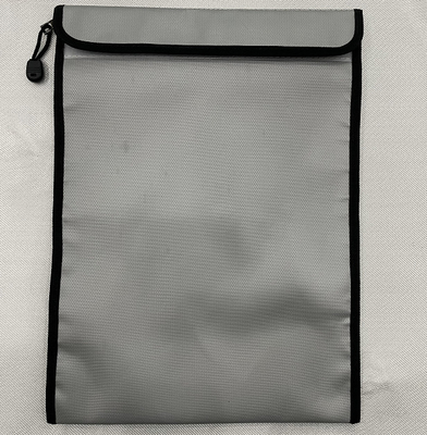 Bolso incombustible de plata del fichero no que irrita la fibra de vidrio 1000℉ el 17x27cm