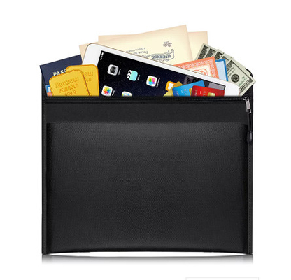 A4 11&quot; X 15&quot; bolso incombustible grande del fichero para el documento/el efectivo/el pasaporte