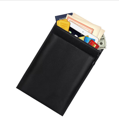 Bolso resistente al fuego del dinero del bolso seguro incombustible del documento del regalo