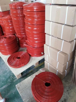 Fibra de vidrio da alta temperatura de la goma de silicona que envuelve para los alambres de los cables