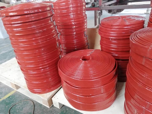 Manga de la fibra de vidrio de la goma de silicona de la protección del tubo para el automóvil y eléctrico revestidos