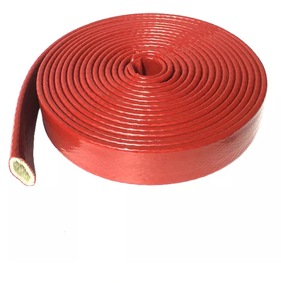 Prueba de fuego de la fibra de vidrio trenzada de la goma de silicona que envuelve