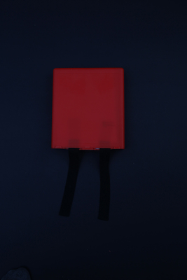 Moldeo por inyección perfil plástico rojo plástico del PVC del cuadrado de la caja para la manta del fuego
