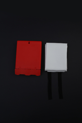 Tubo plástico de la protuberancia del PVC de la sección rectangular de la caja plástica para la manta del fuego