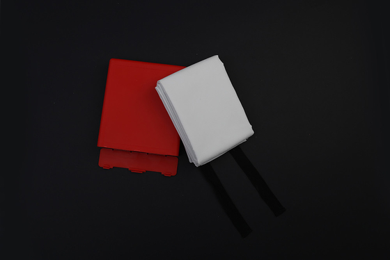 Tubo plástico de la protuberancia del PVC de la sección rectangular de la caja plástica para la manta del fuego