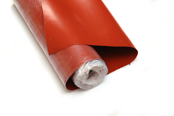 Aislamiento revestido del paño de la fibra de vidrio del solo silicón lateral de cristal del vidrio/C de E resistente al fuego