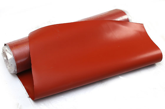 Prenda impermeable incombustible de soldadura del paño revestido de la fibra de vidrio del silicón de la cortina