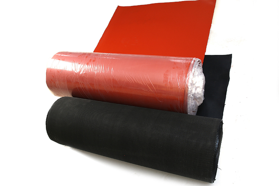 tela incombustible revestida 1500gsm de la fibra de vidrio del silicón de 920m m